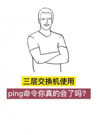 #网络 #网络工程师 #华为网络工程师 三层交换机使用Ping命令你真的会了吗？#硬声创作季 