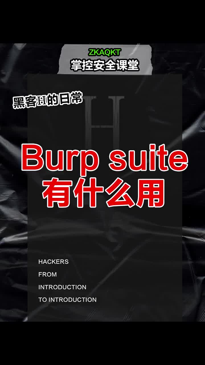 Burp suite有什么用？ #黑客  #网络安全  #程序员 #硬声创作季 