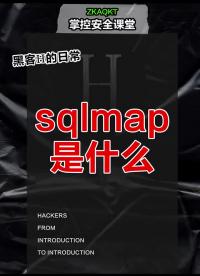sqlmap是什么？?#黑客??#網(wǎng)絡(luò)安全? ?#程序員?#硬聲創(chuàng)作季 