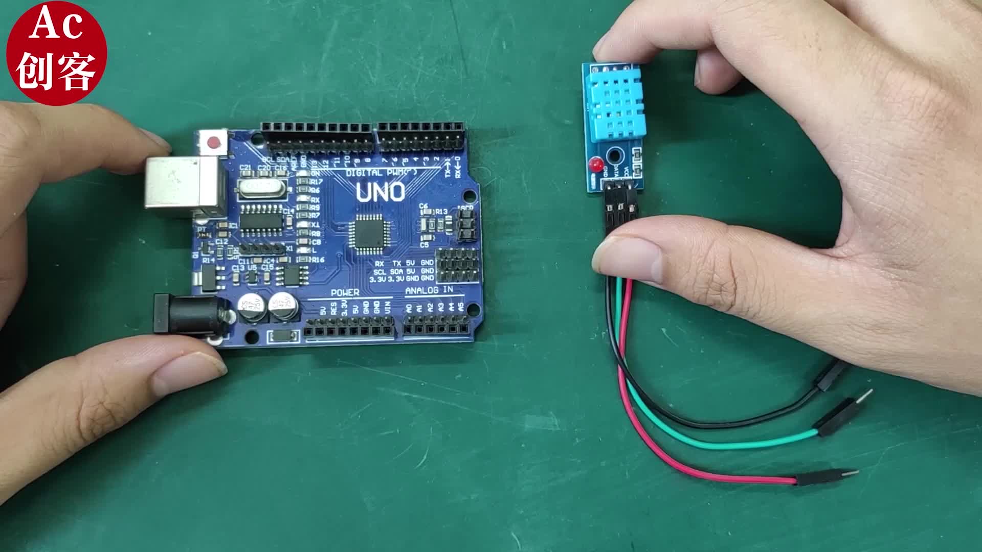 Arduino入门16：DHT11温湿度传感器测量温湿度如此简单，学浪计划#硬声创作季 