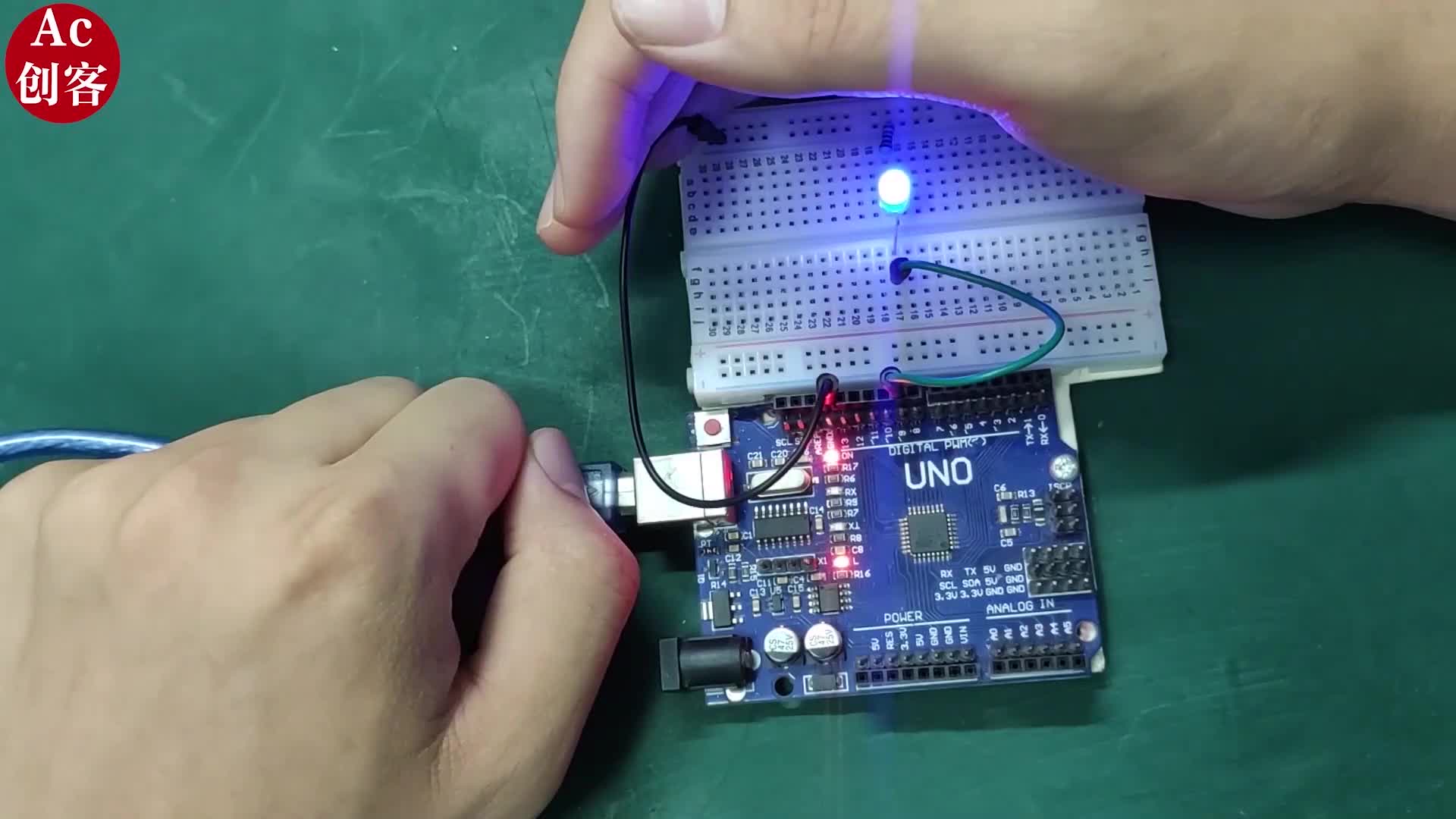 Arduino入门6，PWM脉宽调制究竟是什么，用UNO板搭建呼吸灯电路#硬声创作季 