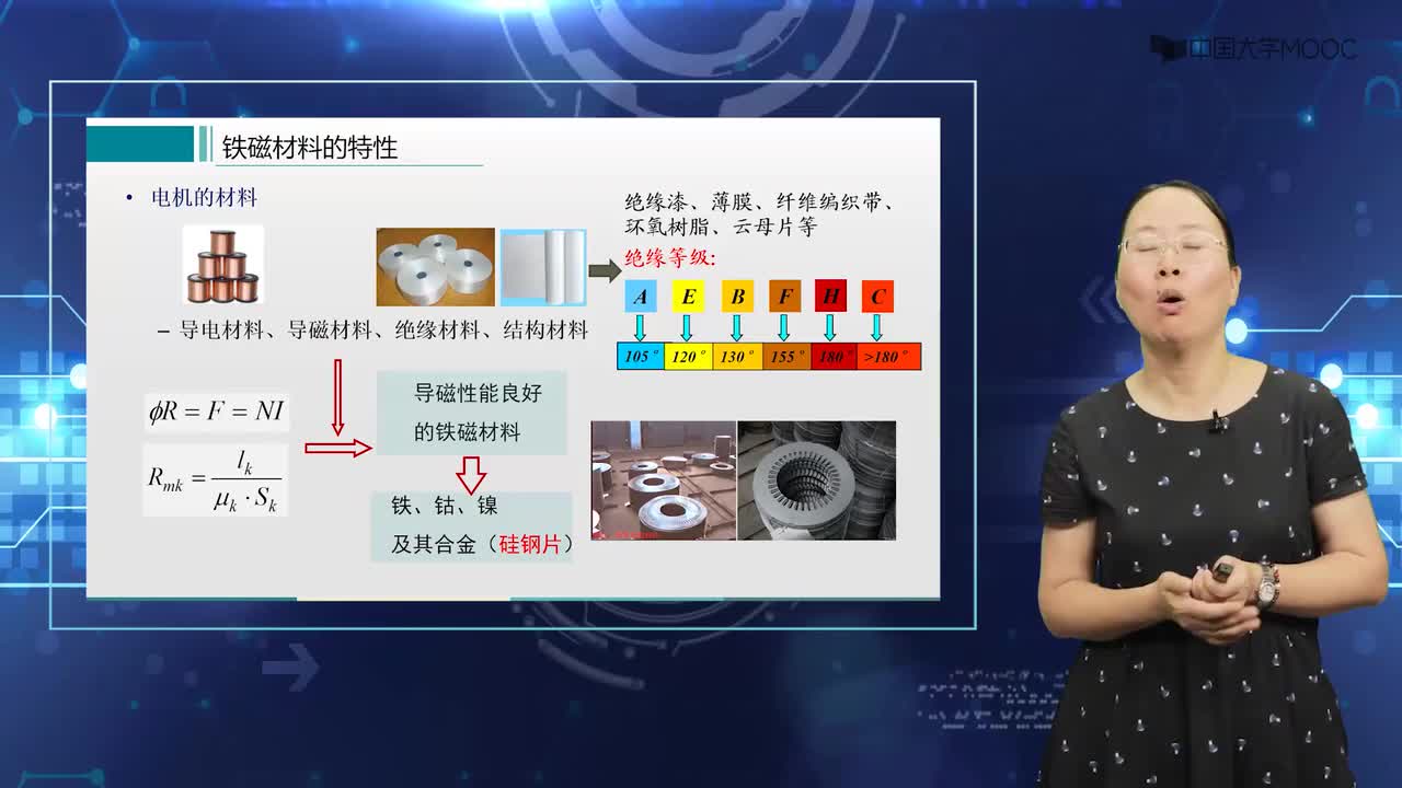 #硬聲創(chuàng)作季 #電機與拖動 電機與拖動-1.2.1 電機理論中常用的基本定律電機中鐵磁材料的特性-4