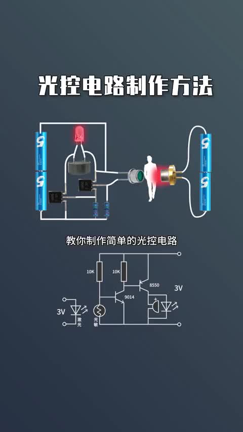 #硬声创作季 #电工知识 #PLC  简单的光控电路制作方法