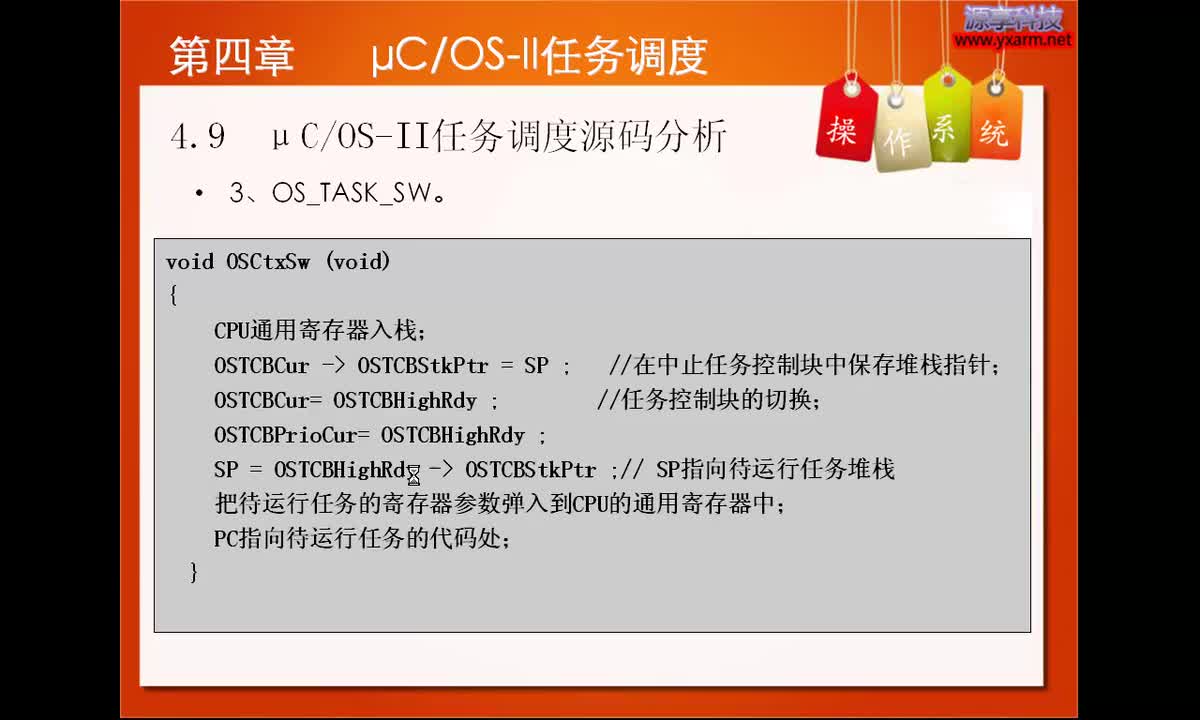 #硬声创作季 #ucOS ucOS-II-4.2 系统任务调度机制-2