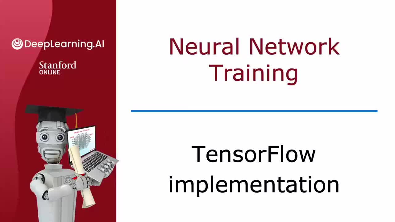 #硬声创作季 机器学习_59.7.1 TensorFlow implementation