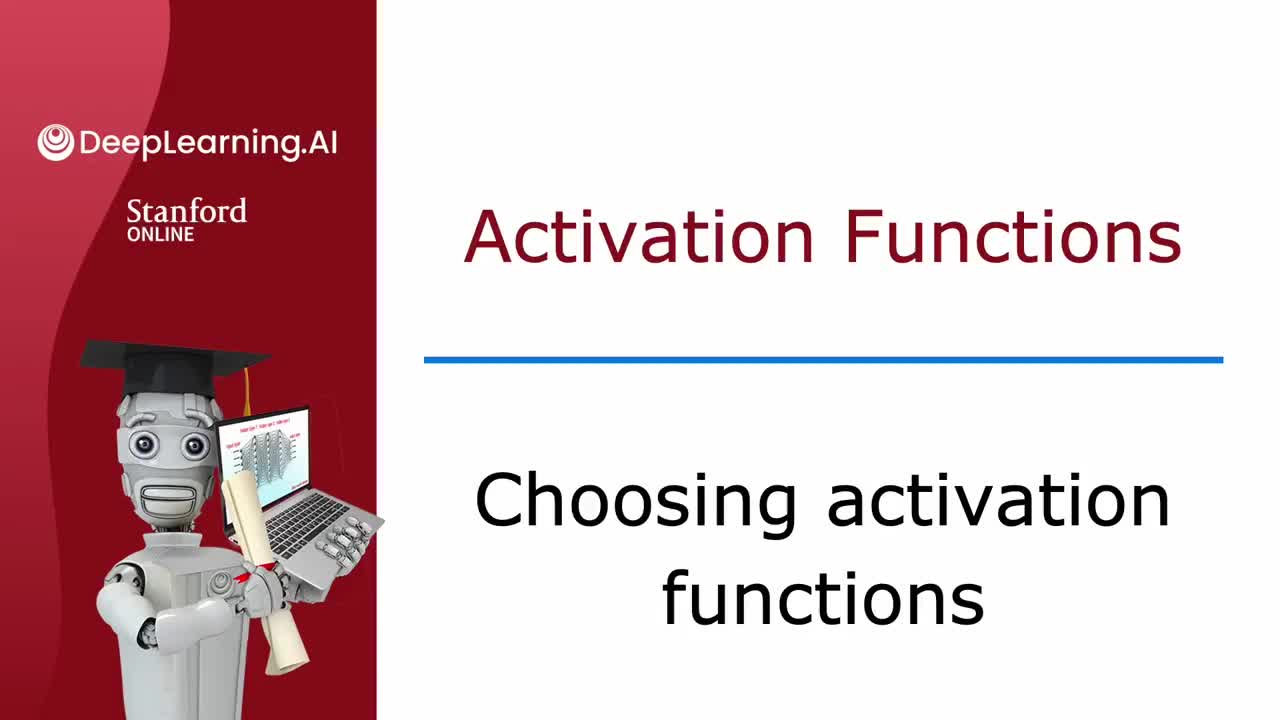 #硬聲創(chuàng)作季 機器學(xué)習(xí)_62.8.2 選擇激活函數(shù)Choosing activation functions