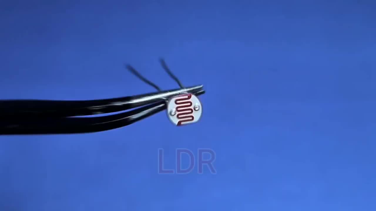 制作 #电工知识 LDR和电阻器闪烁LED格－你以前没见过#硬声创作季 