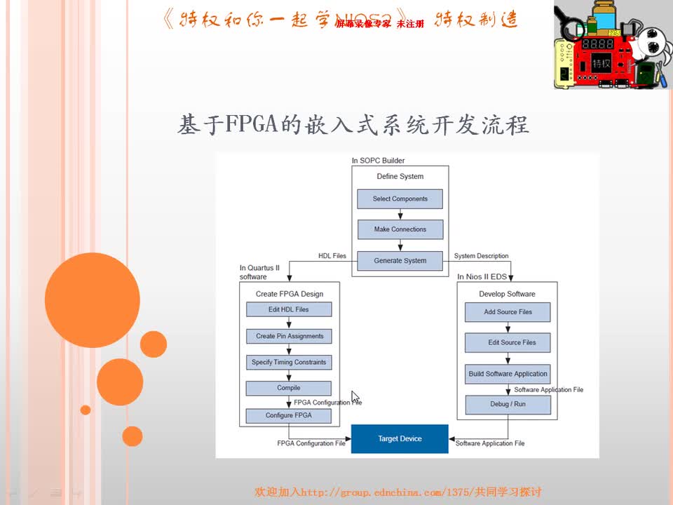 #硬声创作季 #NIOS2 一起学NIOS2-03 开发流程与第一个工程实例-2