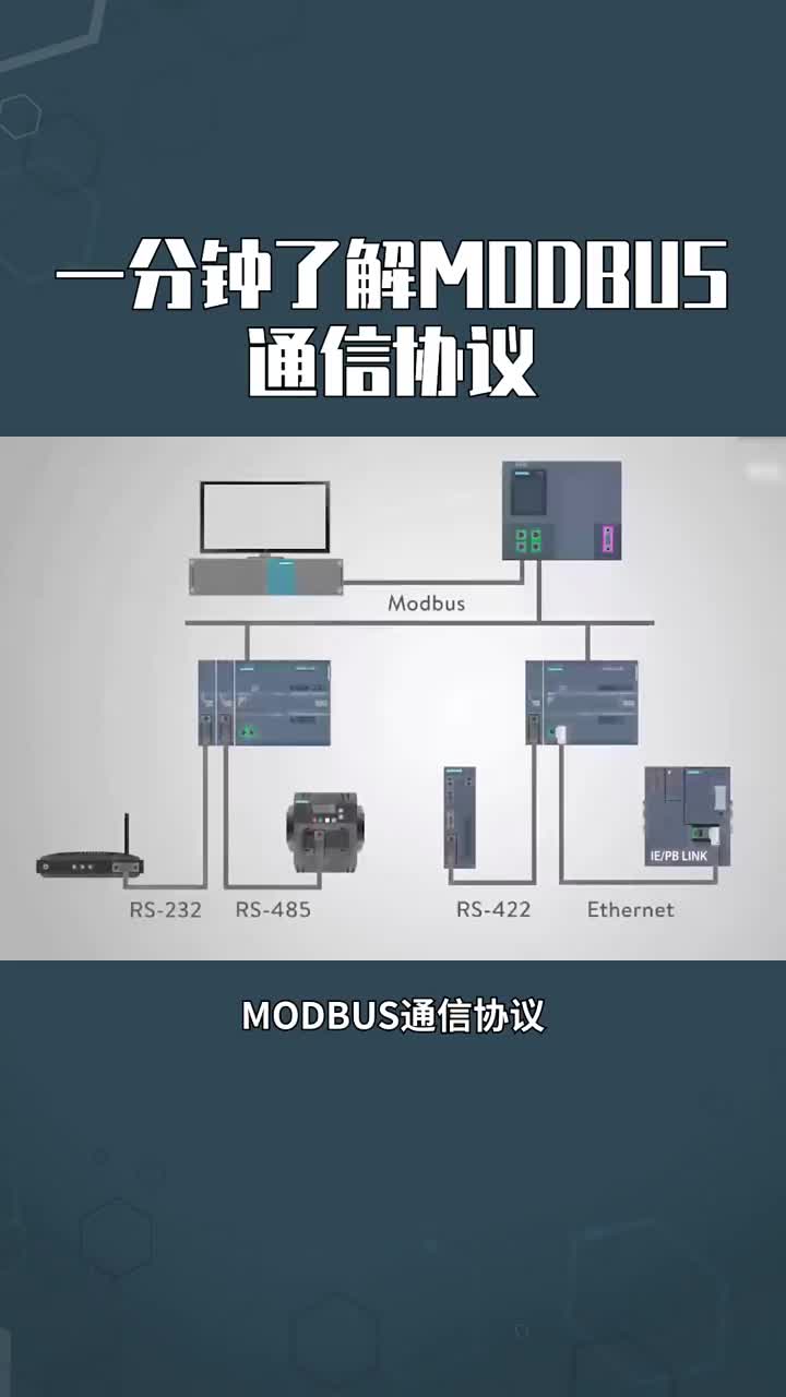 一分钟了解MODBUS通信协议 #硬声创作季 