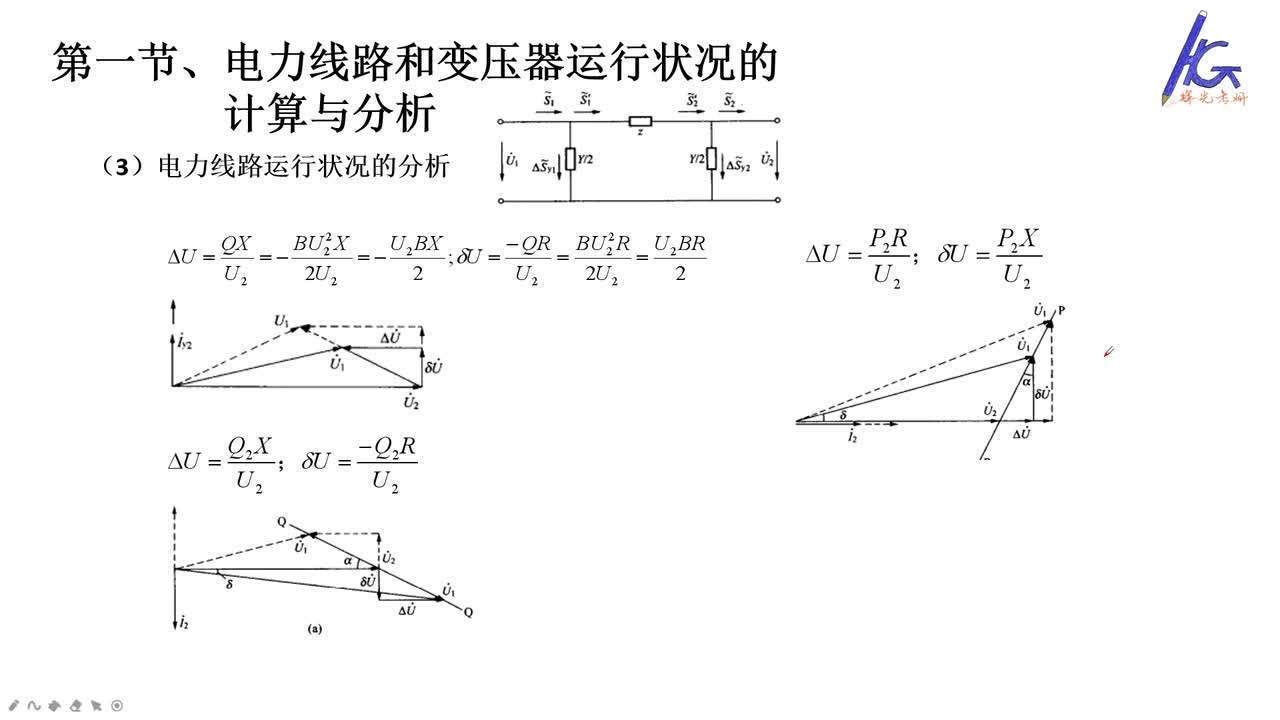 #硬聲創作季 #電力 電力系統分析-20 簡單電力網絡的計算和分析1-5