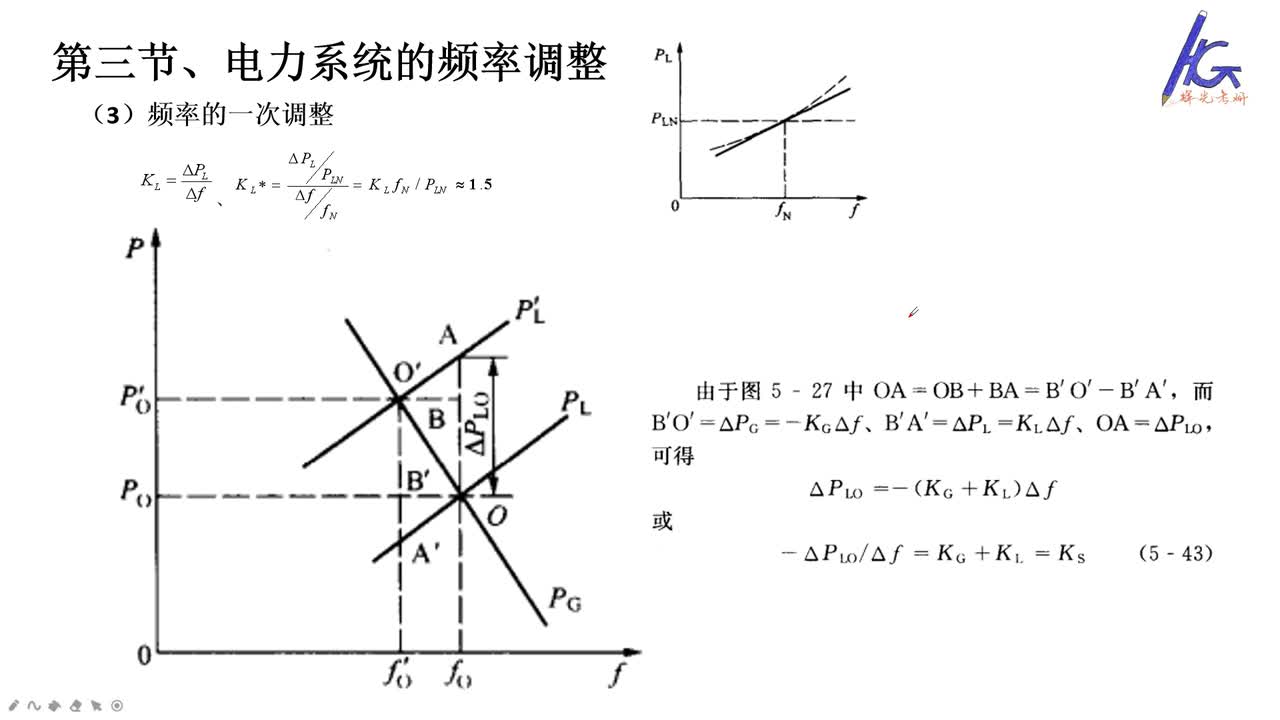 #硬声创作季 #电力 电力系统分析-27 电力系统的有功功率和频率调整2-3