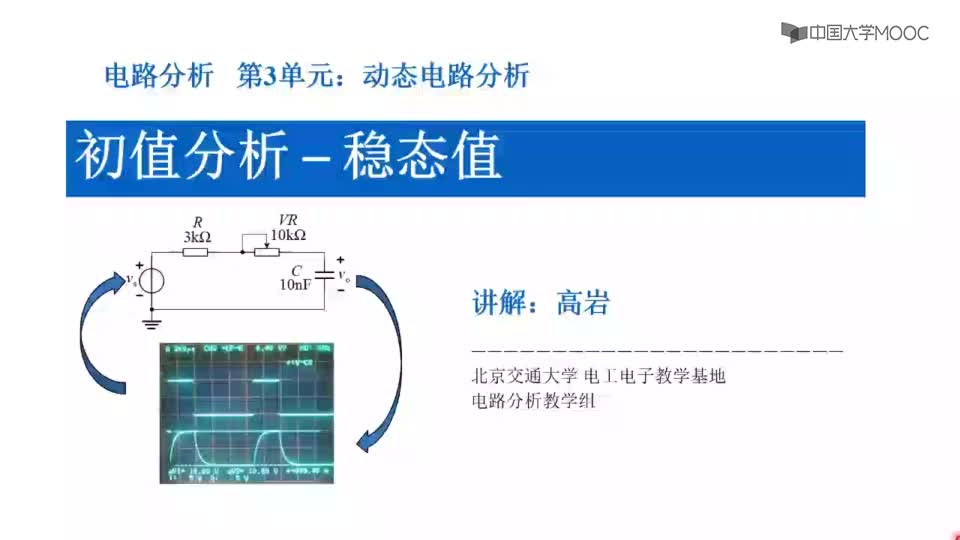 #硬聲創(chuàng)作季  電路分析：3.10初值分析–穩(wěn)態(tài)值