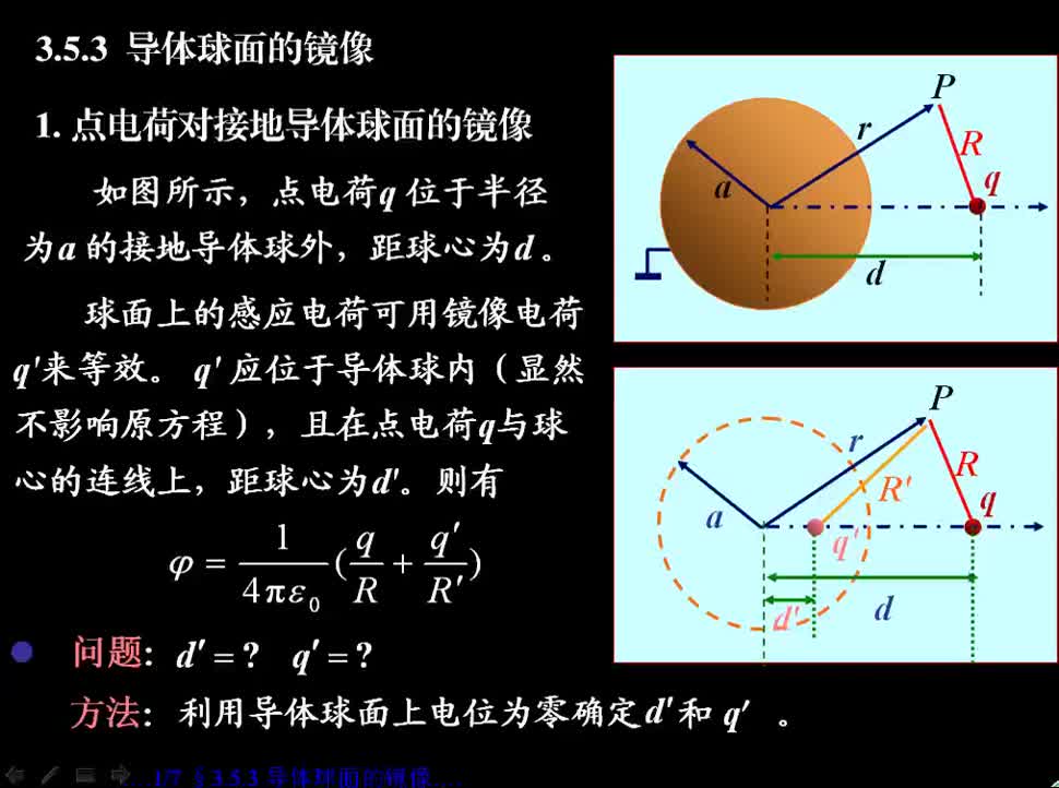 #硬声创作季 #电磁学 电磁场与电磁波-3.5.3 导体球面的镜像-1