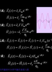 #硬聲創作季 #電磁學 電磁場與電磁波-6.1.2 均勻平面波對理想導體表面的垂直入射3-3