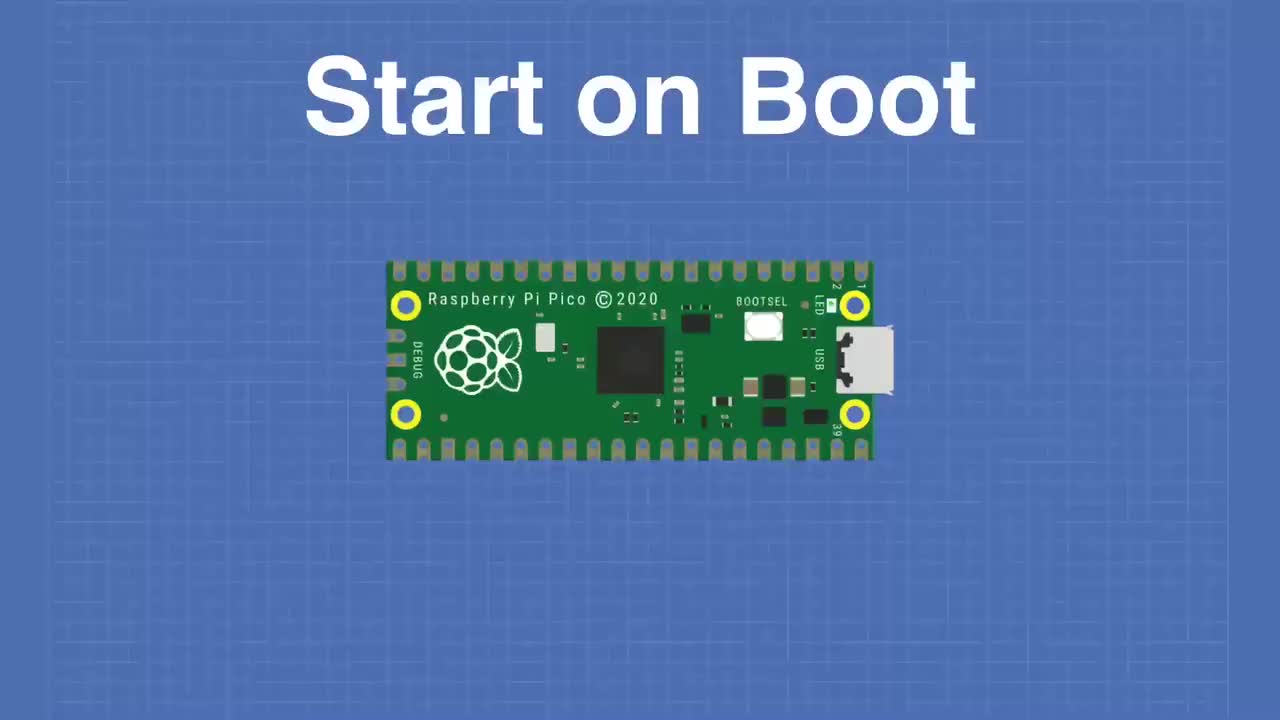 #硬声创作季 树莓派 Pico 入门18-Running Programs at Boot-up