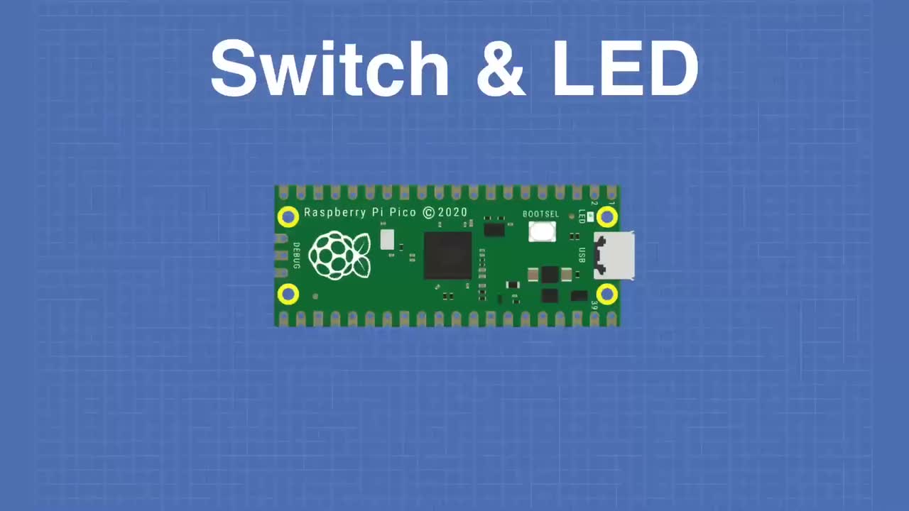 #硬聲創(chuàng)作季 樹莓派 Pico 入門9-LED   Switch Demo