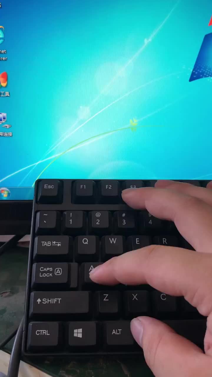 鼠标坏了，急用时候键盘代替鼠标 #电脑小技巧 