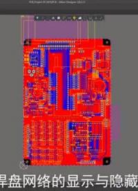 #硬聲創作季 AltiumDesigner畫圖不求人，焊盤網絡顯示與隱藏#pcb設計 #電子芯PCB #pc 