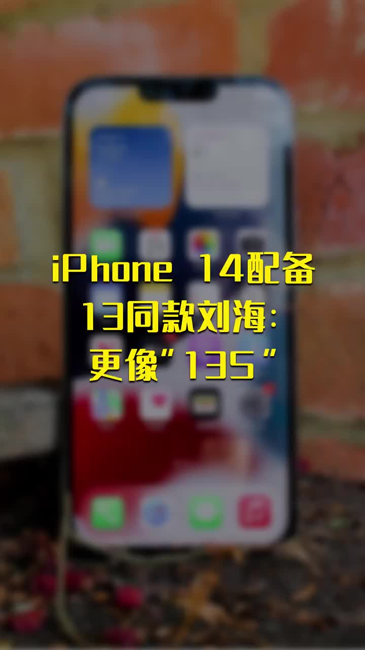 iPhone 14配备13同款刘海：更像“13S” #硬声创作季 