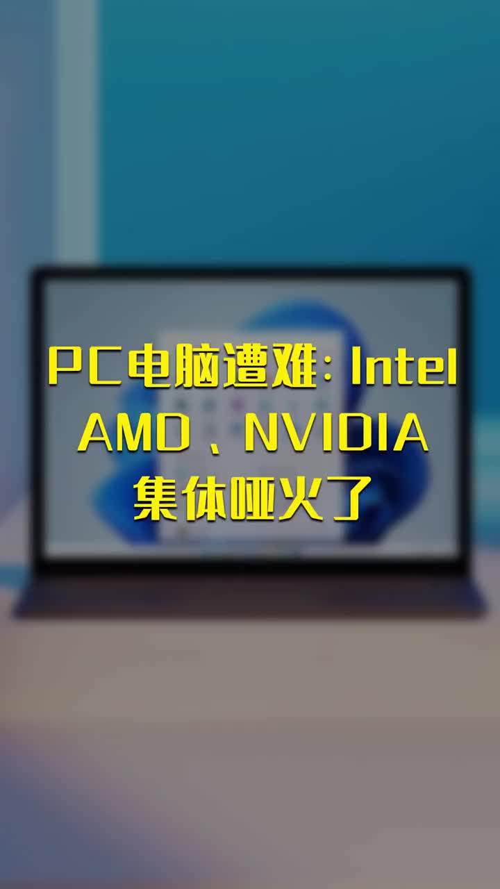 PC电脑遭难：Intel AMD NVIDIA集体哑火了 #硬声创作季 
