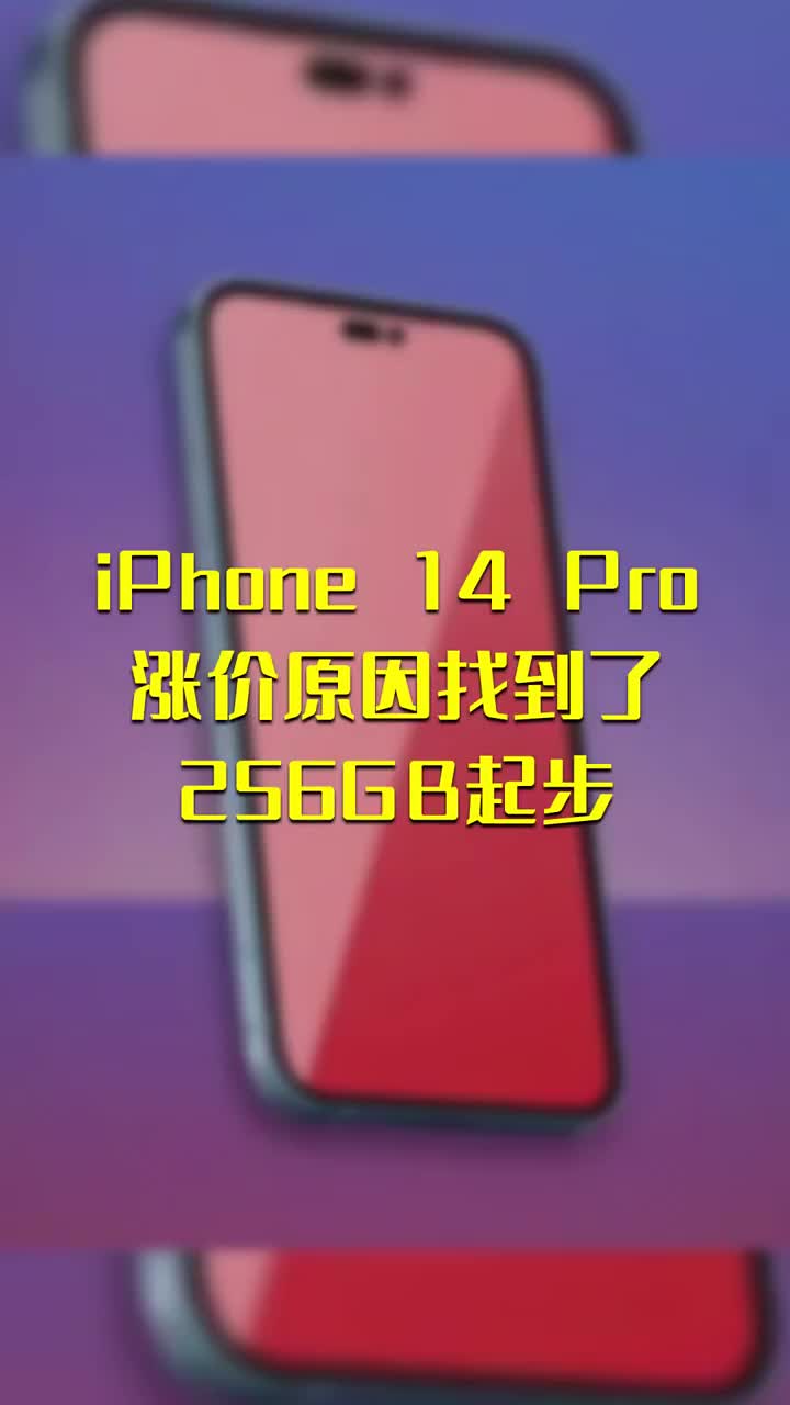 iPhone 14 Pro涨价原因找到了：256GB起步 #硬声创作季 