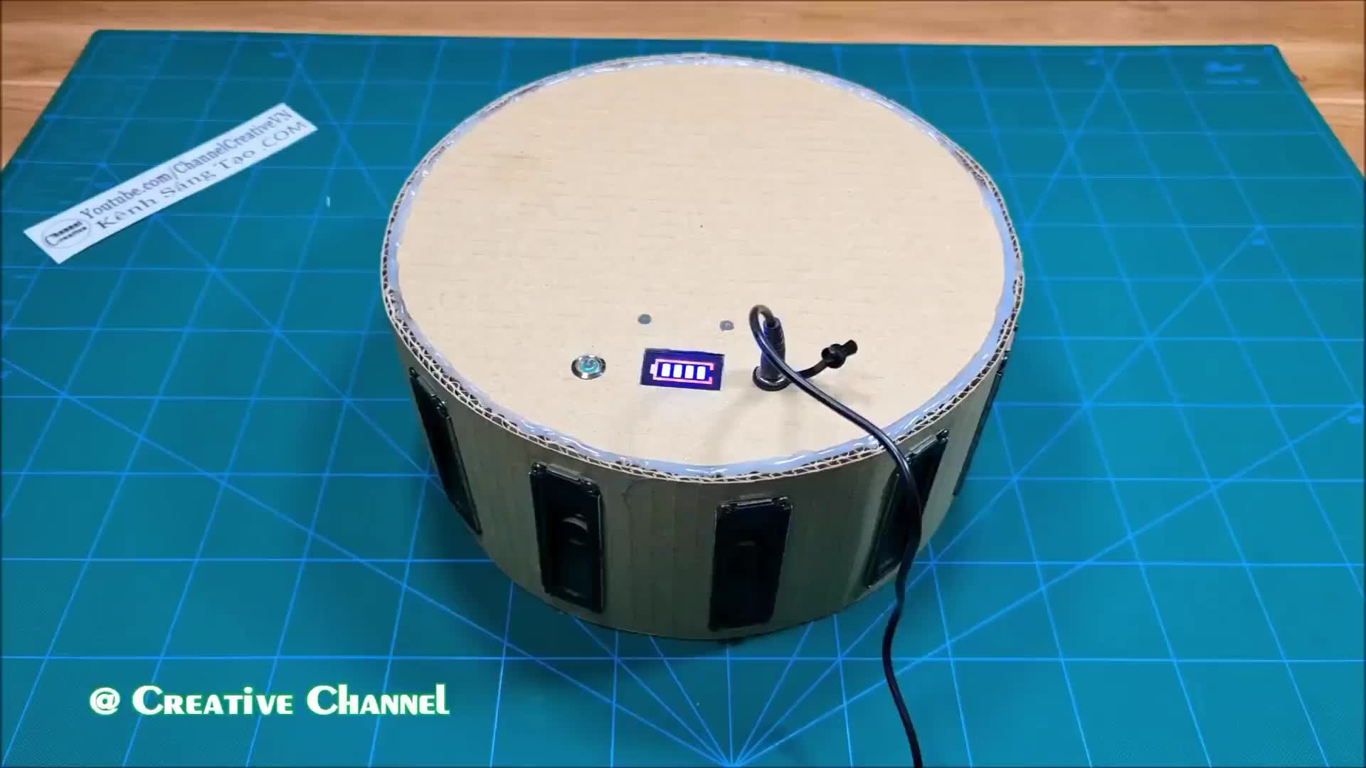 #硬声创作季  用纸板制作一台360度发声的蓝牙音箱