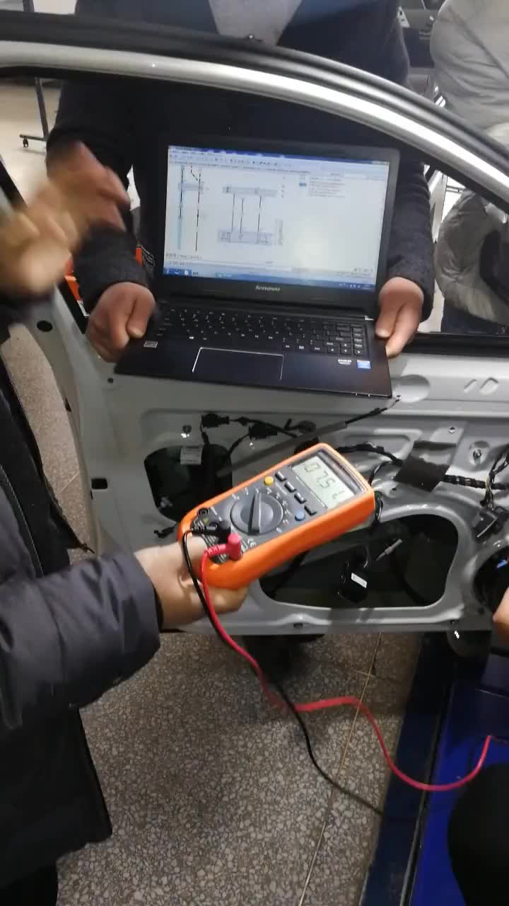 #硬聲創作季 第3集｜朗逸駕駛員側車窗控制電路檢測（三）實訓環節電阻測量法#電動車窗 