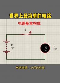 #硬声创作季 一个最简单的电路由电源、控制装置、负载、连接导线四个要素构成。 #汽车CAN总线 