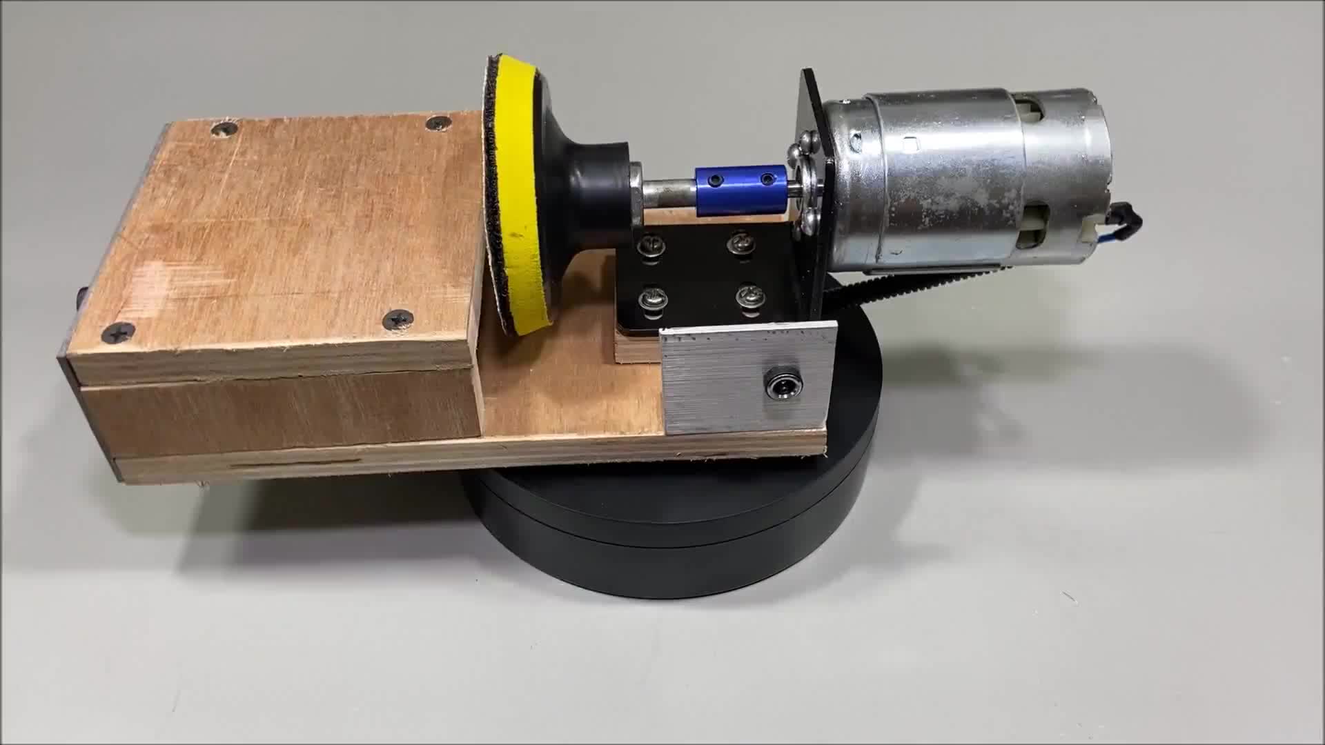 #硬聲創作季  如何使用895電機制作圓盤砂光機