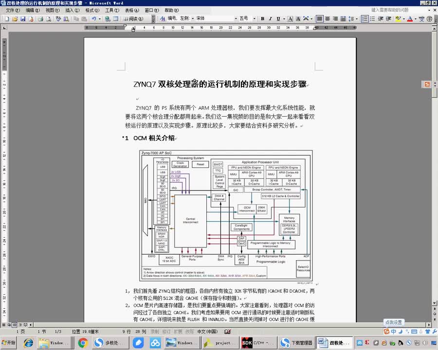 #硬聲創作季 #FPGA Zedboard教程-21 雙核處理的運行機制的原理和實現步驟-1