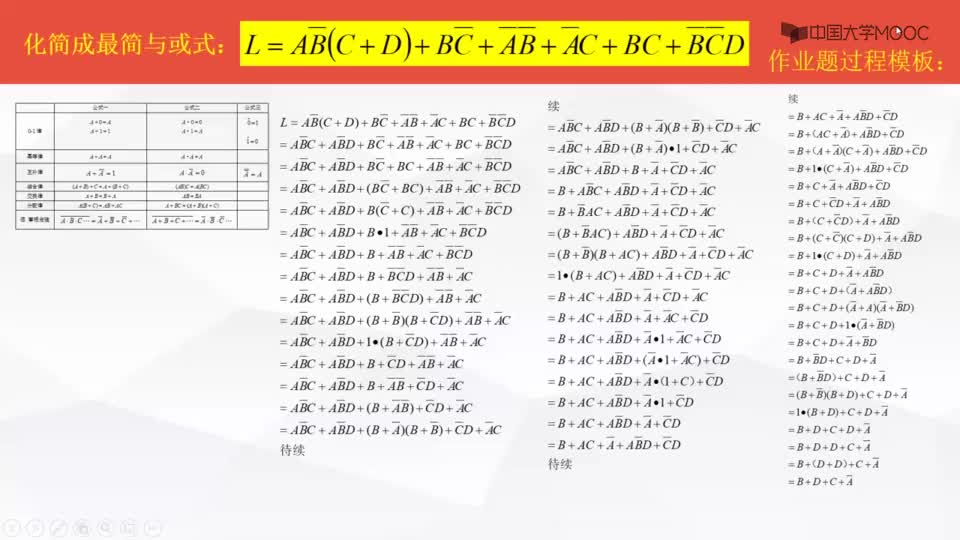 #硬声创作季  数字电子技术基础：例题1--逻辑代数法化简