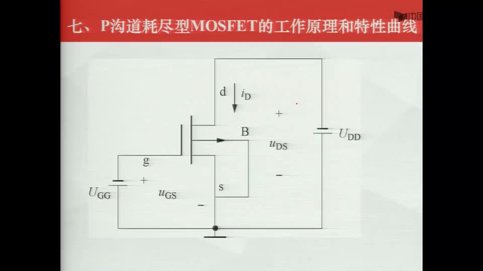 #硬声创作季  数字电子技术基础：N沟道增强型MOSFET的工作原理---（9）P沟道耗尽型MOS管