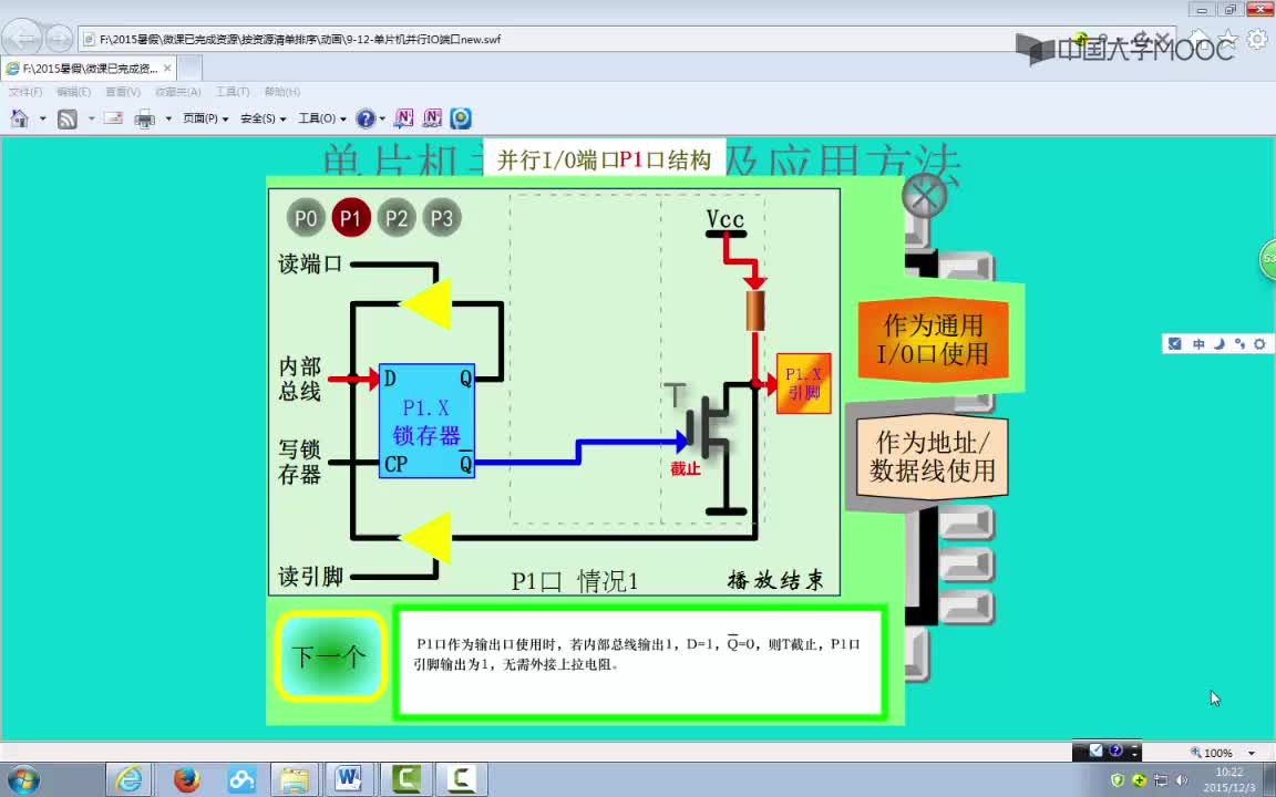 單片機應用技術：P2口結構（動畫）#單片機 