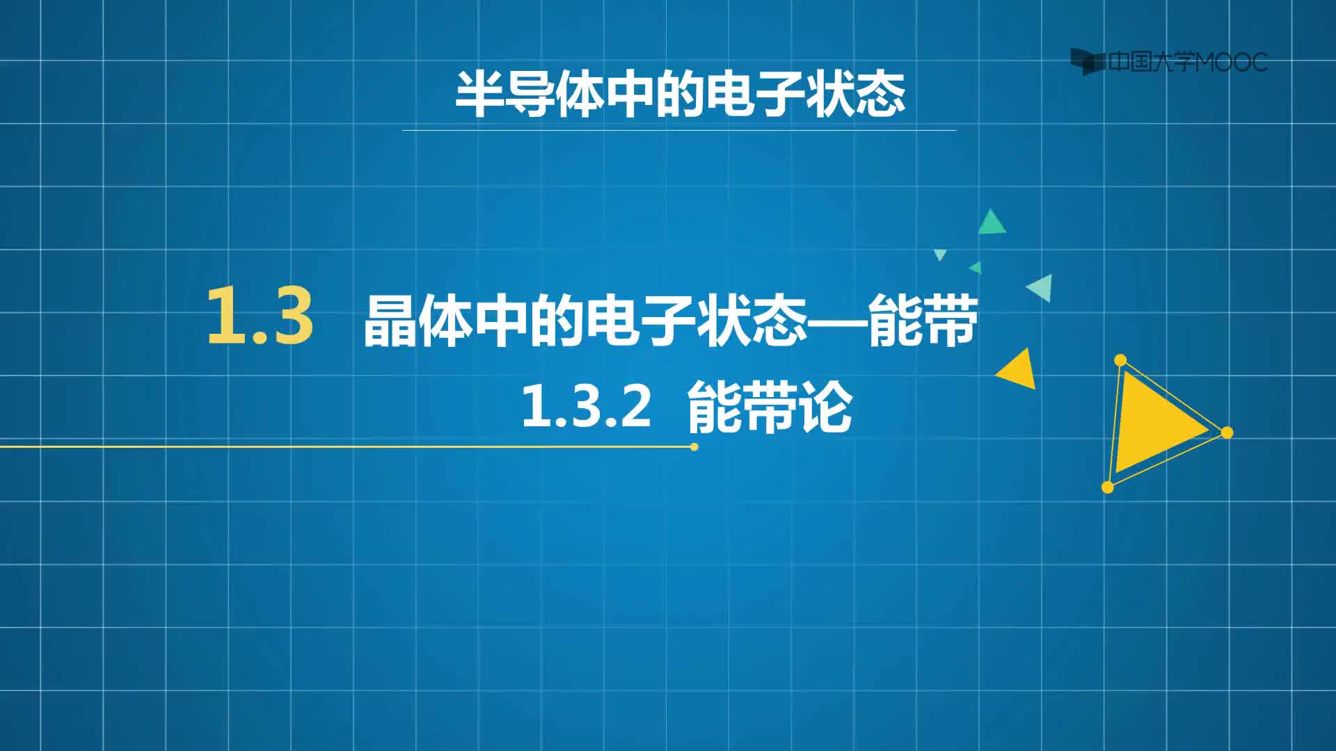 半导体技术知识： 晶体中的电子状态之能带论#半导体  