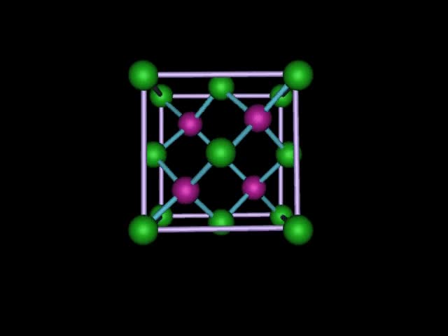 晶格结构动画3#半导体  