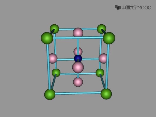 晶格结构动画7#半导体  