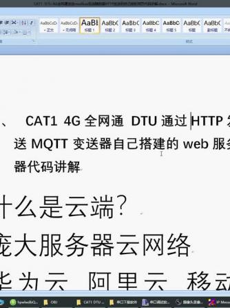 4G模块,网页,平台,DTU