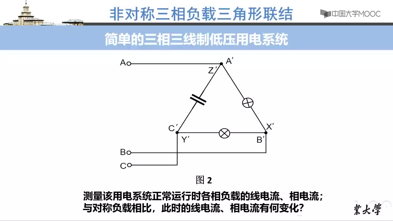 電工學(xué)實(shí)驗(yàn)：非對稱負(fù)載且為三角形聯(lián)結(jié)#電工  