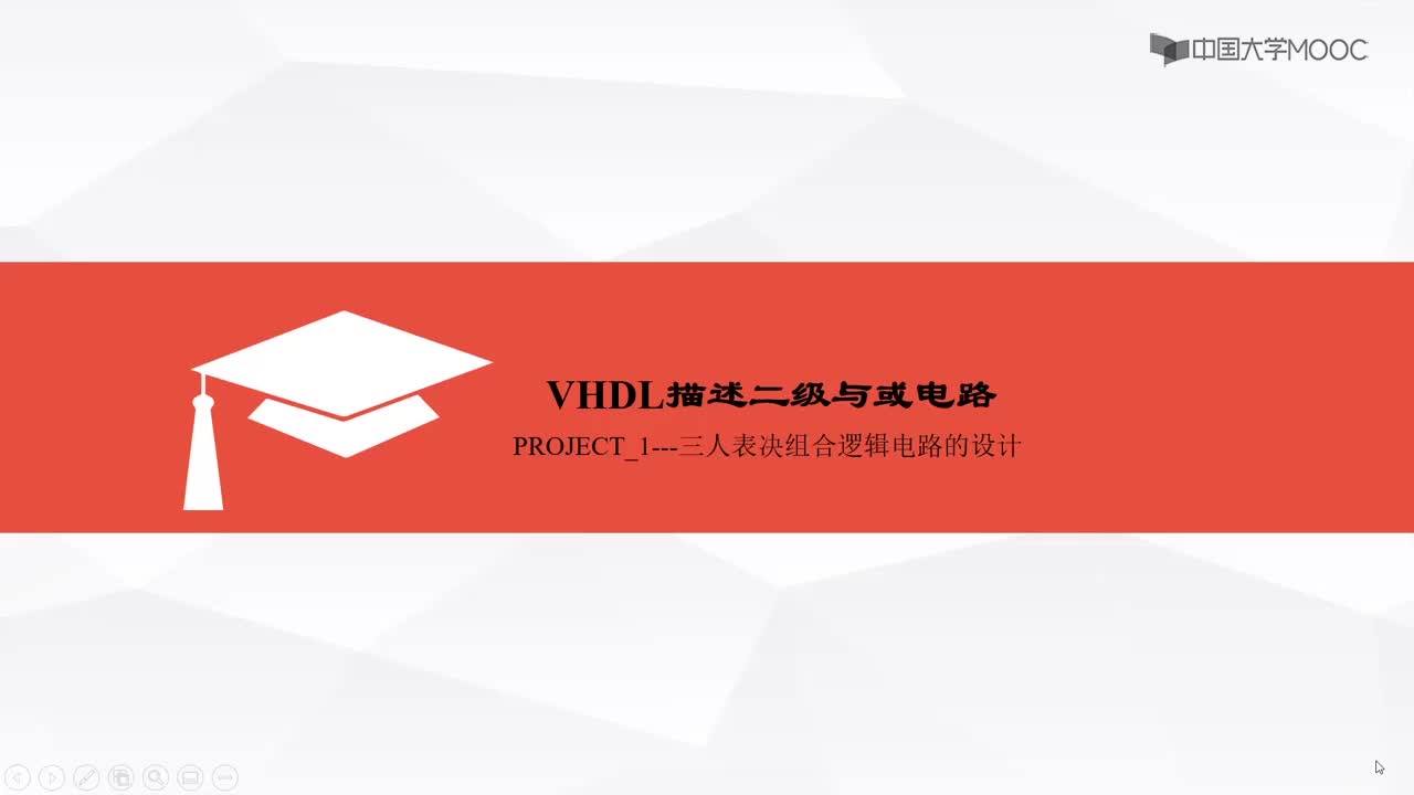 数字电子技术基础：VHDL语言描述二级与或电路#数字电子技术 