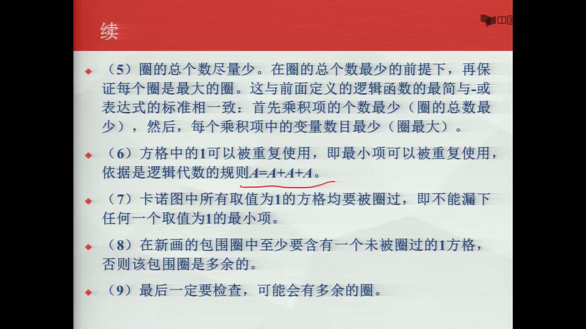 数字电子技术基础：卡诺图法化简--例题1#数字电子技术 