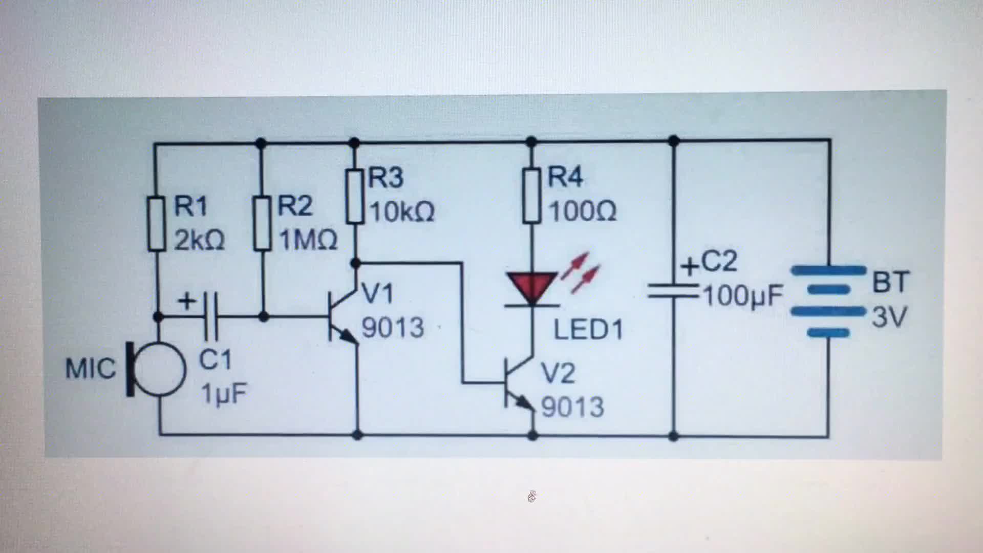 声控led灯动感电路原理分析，没想到播放歌曲实际效果竟然这么好#硬声创作季 