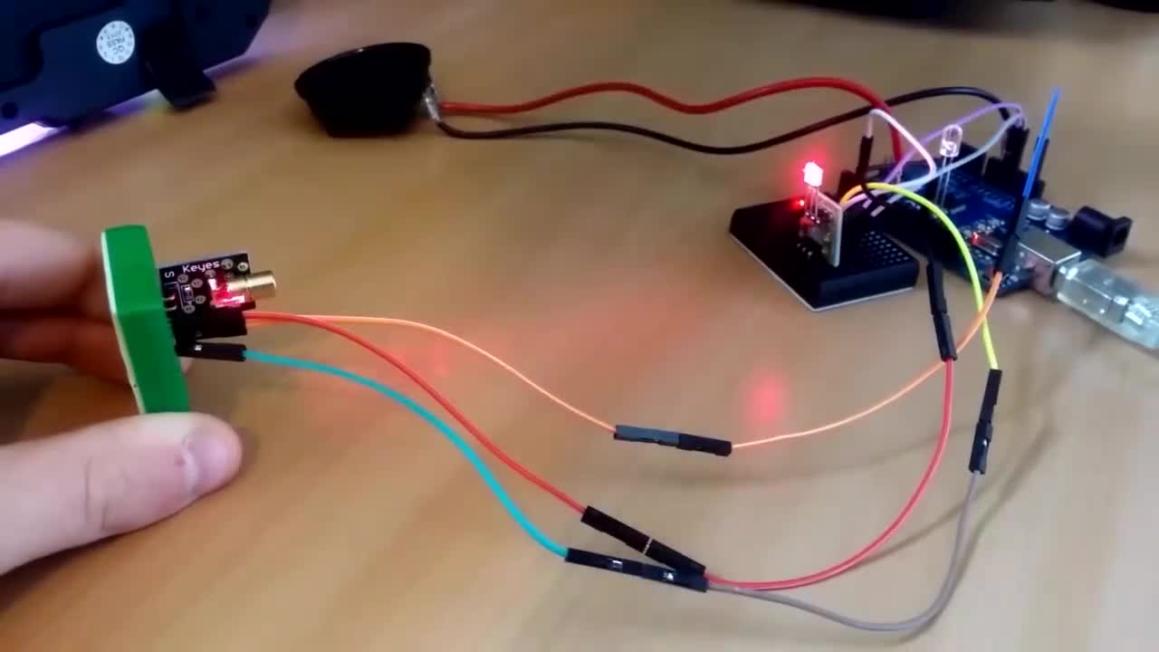 DIY安防利器，用Arduino自制激光絆線報警器！#硬聲創作季 