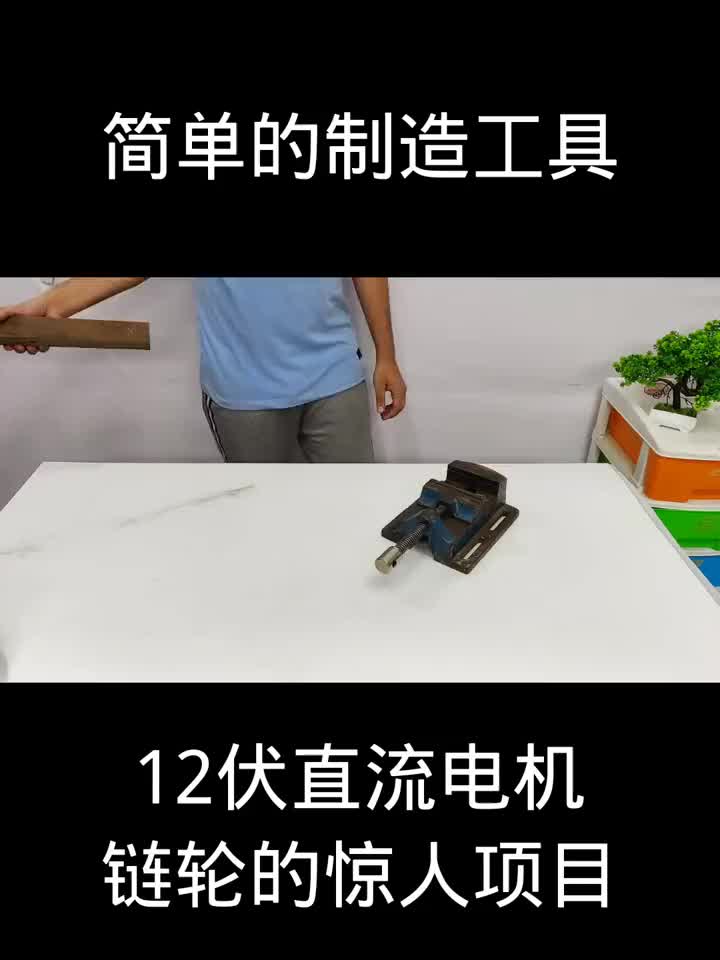 #硬聲創作季  #DIY 12伏直流電機和鏈輪的驚人項目----資料收集于網絡侵權刪！