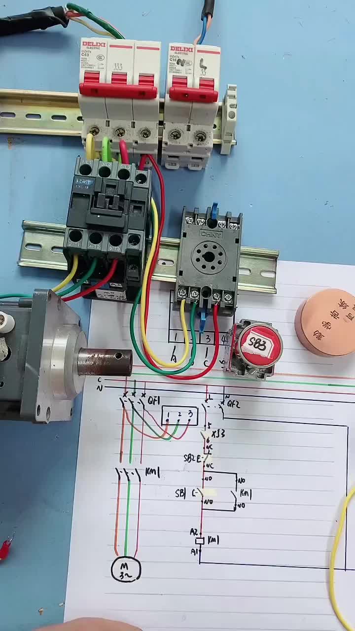 電工知識(shí)：斷相和相序保護(hù)控制回路接線(xiàn)#電工 