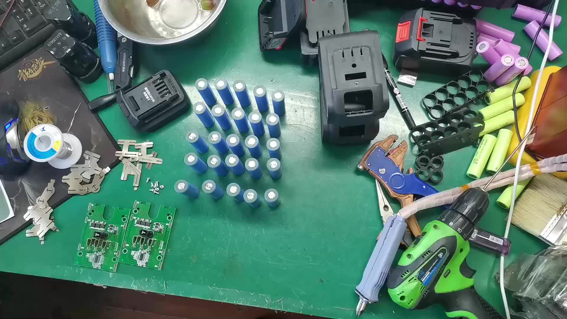 #硬聲創作季 自己動手組裝電動工具10節電池包 #轉自網絡侵刪！ 
