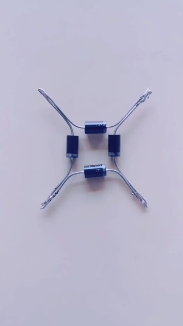 #硬聲創(chuàng)作季  #電子DIY 整流橋的±極判斷。