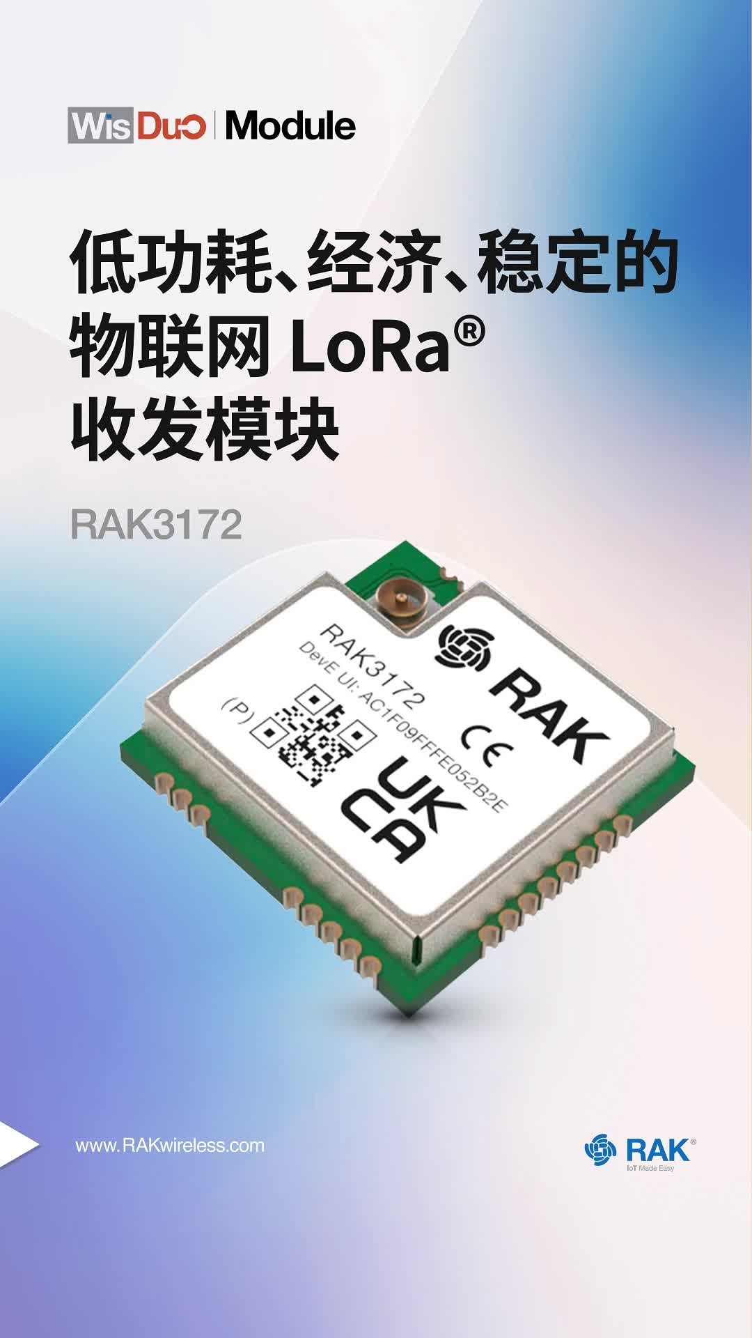 LoRa®通信模块RAK3172信号接收实地测试
#LoRa终端 #LoRa信号 #DIY  #瑞科慧联 