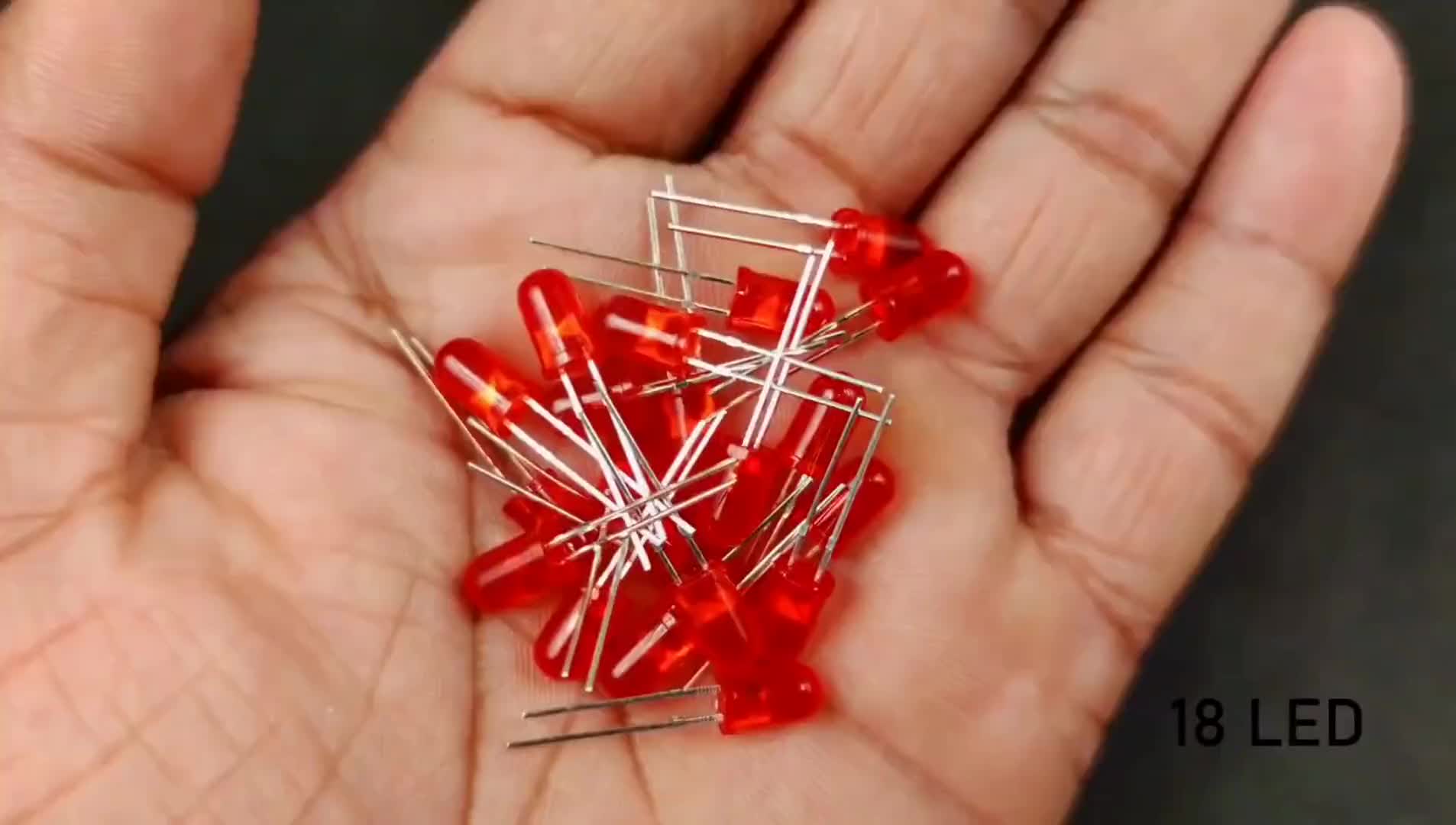 #硬聲創作季  #電子DIY 用ne555制作了一個漂亮的閃爍燈