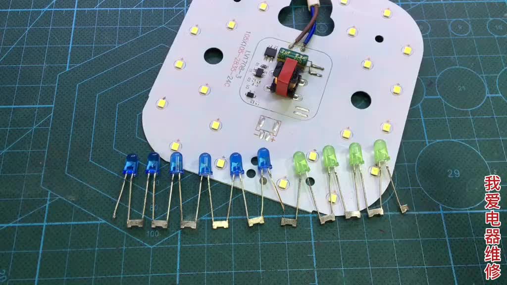 #硬声创作季  #一起学维修 LED灯珠可以制作整流桥吗？测试一下，真的太好玩了