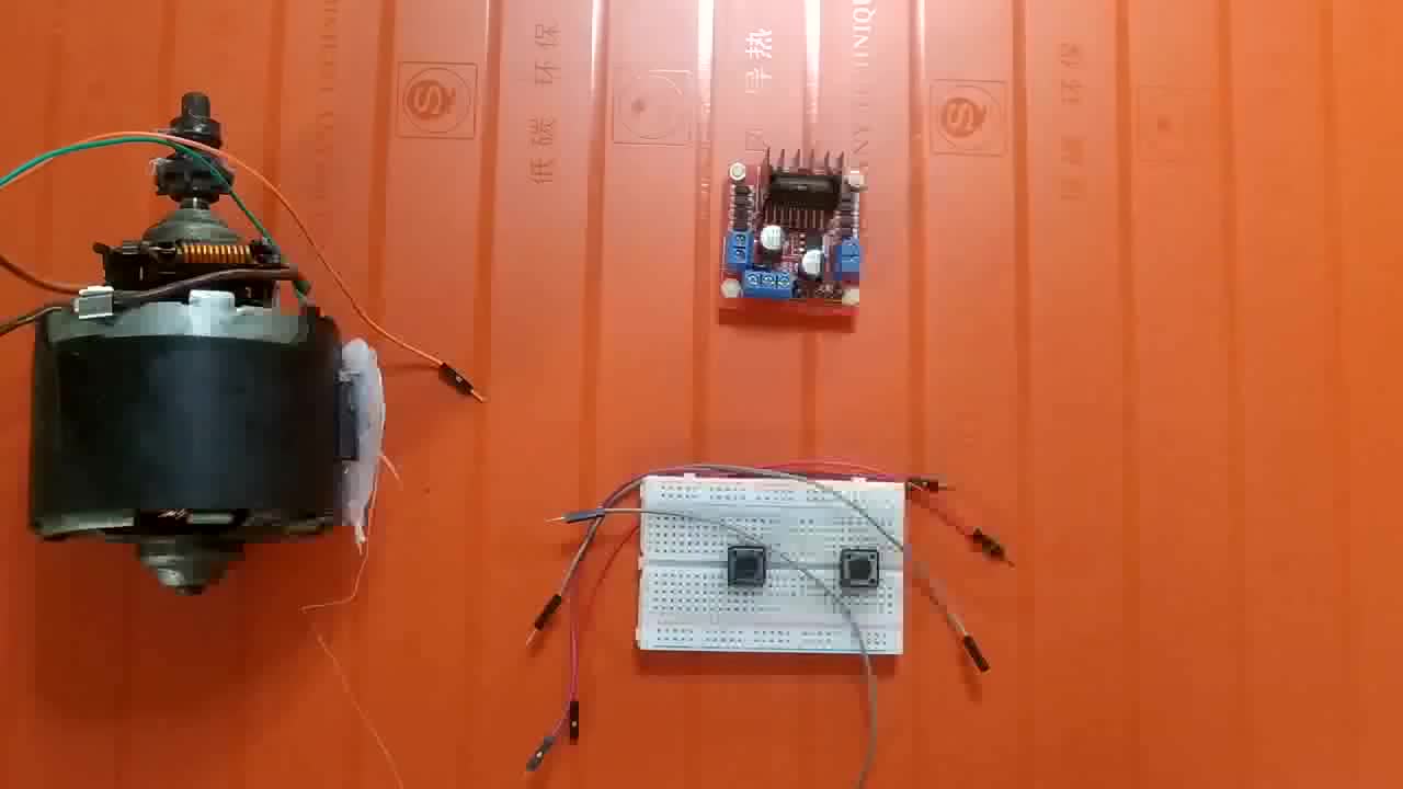 一個模塊就可以控制直流電機正反正轉#硬聲創作季 